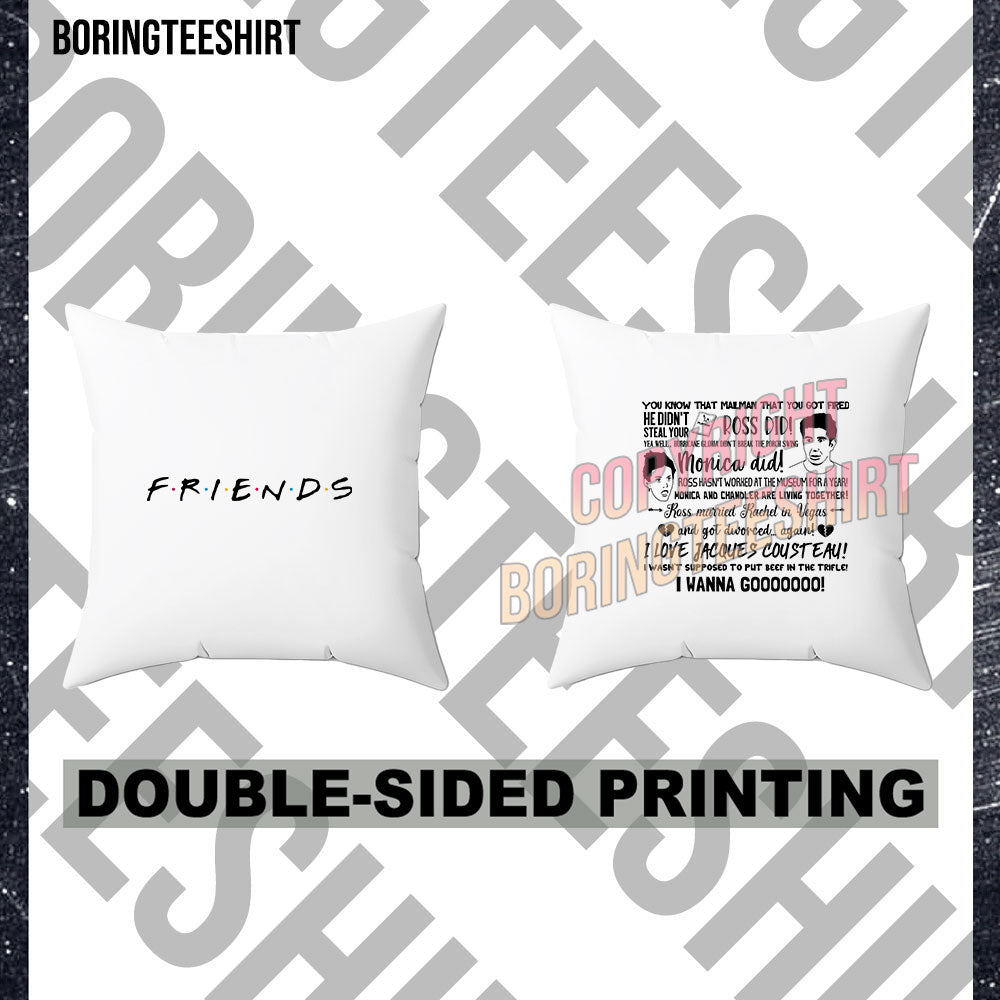 Friends Thanksgiving Lightning Confessions Pillow