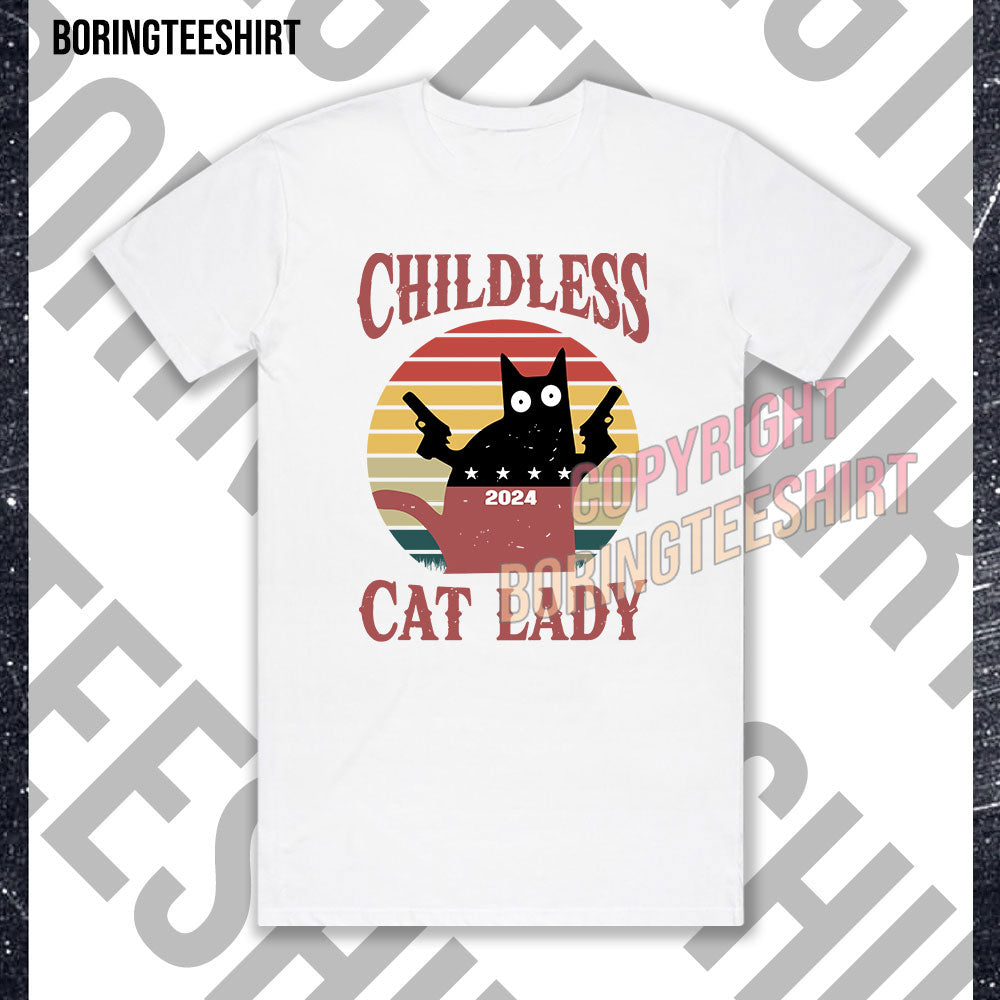 Childless Cat Lady T-shirt