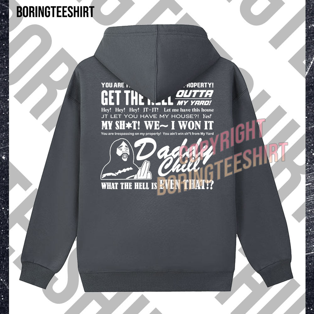 Daddy Chill Fleece Hoodie