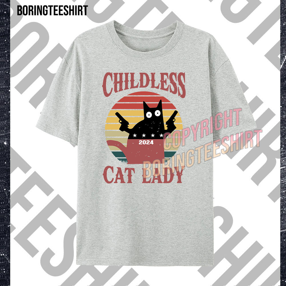 Childless Cat Lady T-shirt