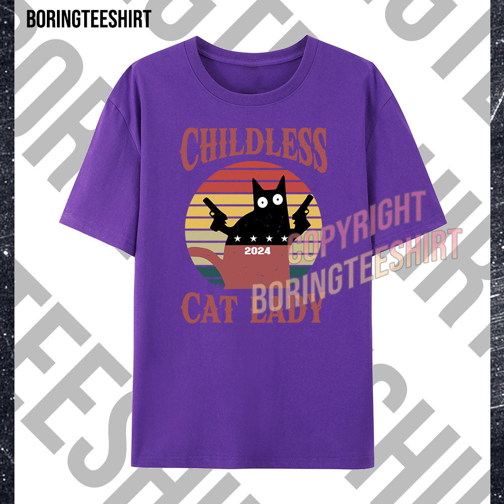 Childless Cat Lady T-shirt