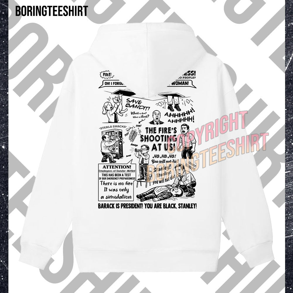 Dwight's Fire Drill Fleece Hoodie