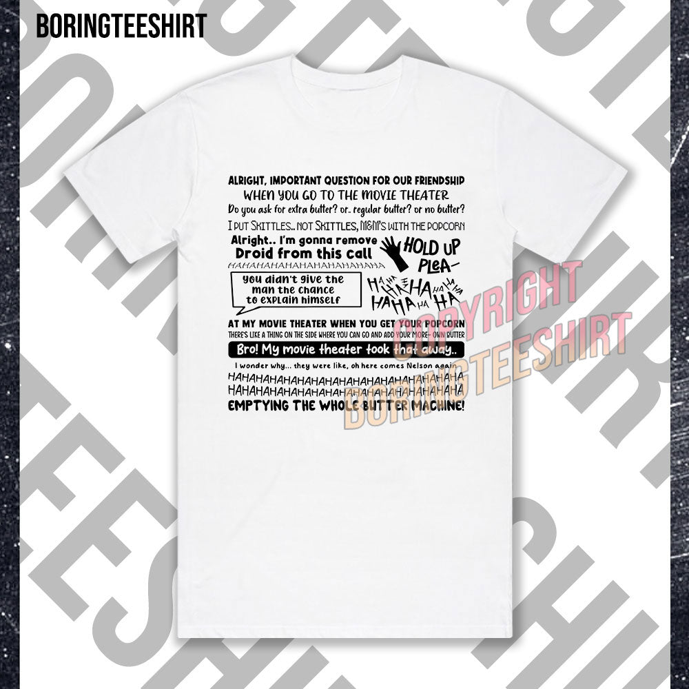 Important Question For Our Friendship T-shirt
