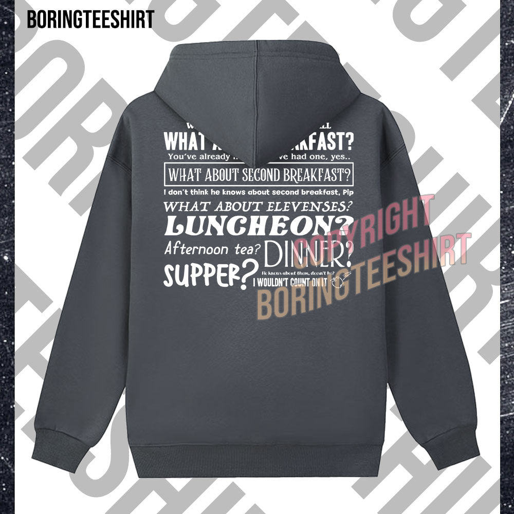 What About Second Breakfast Fleece Hoodie