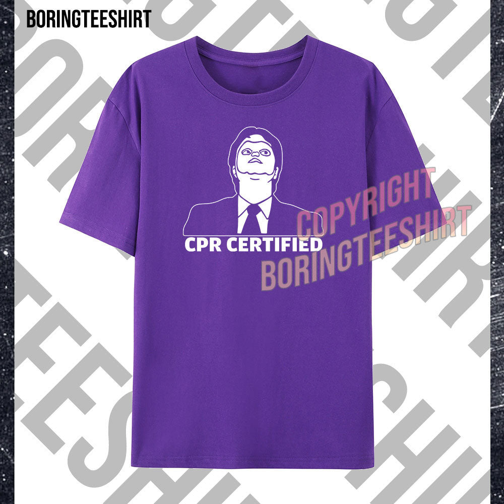 CPR certified Dwight T-shirt