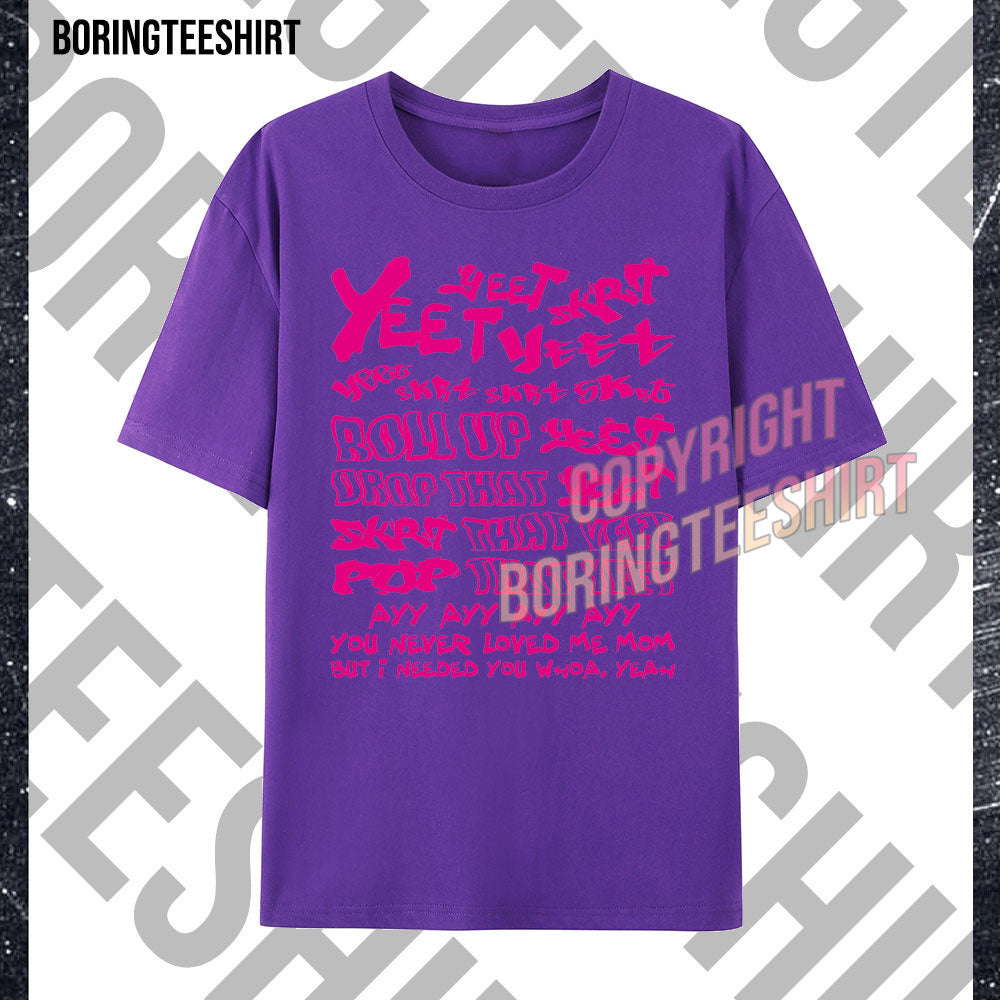 Yeet T-shirt - Hot Pink Letter