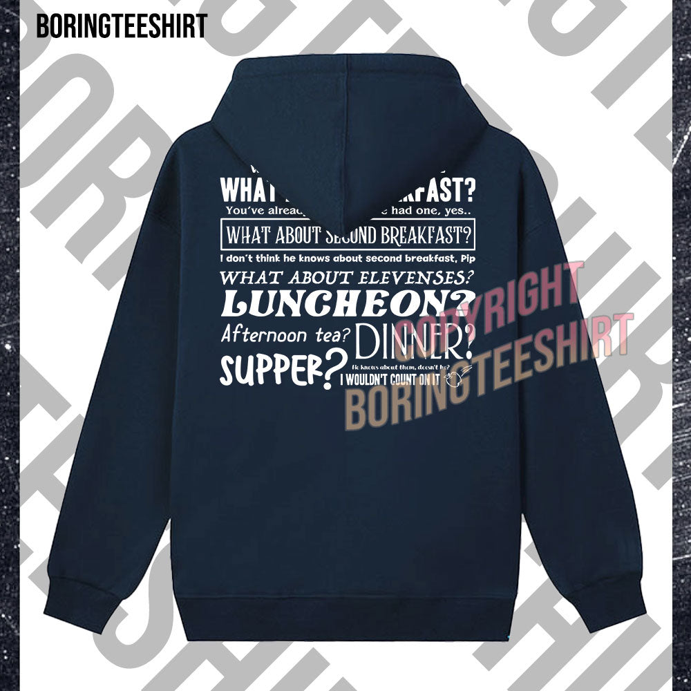 What About Second Breakfast Fleece Hoodie