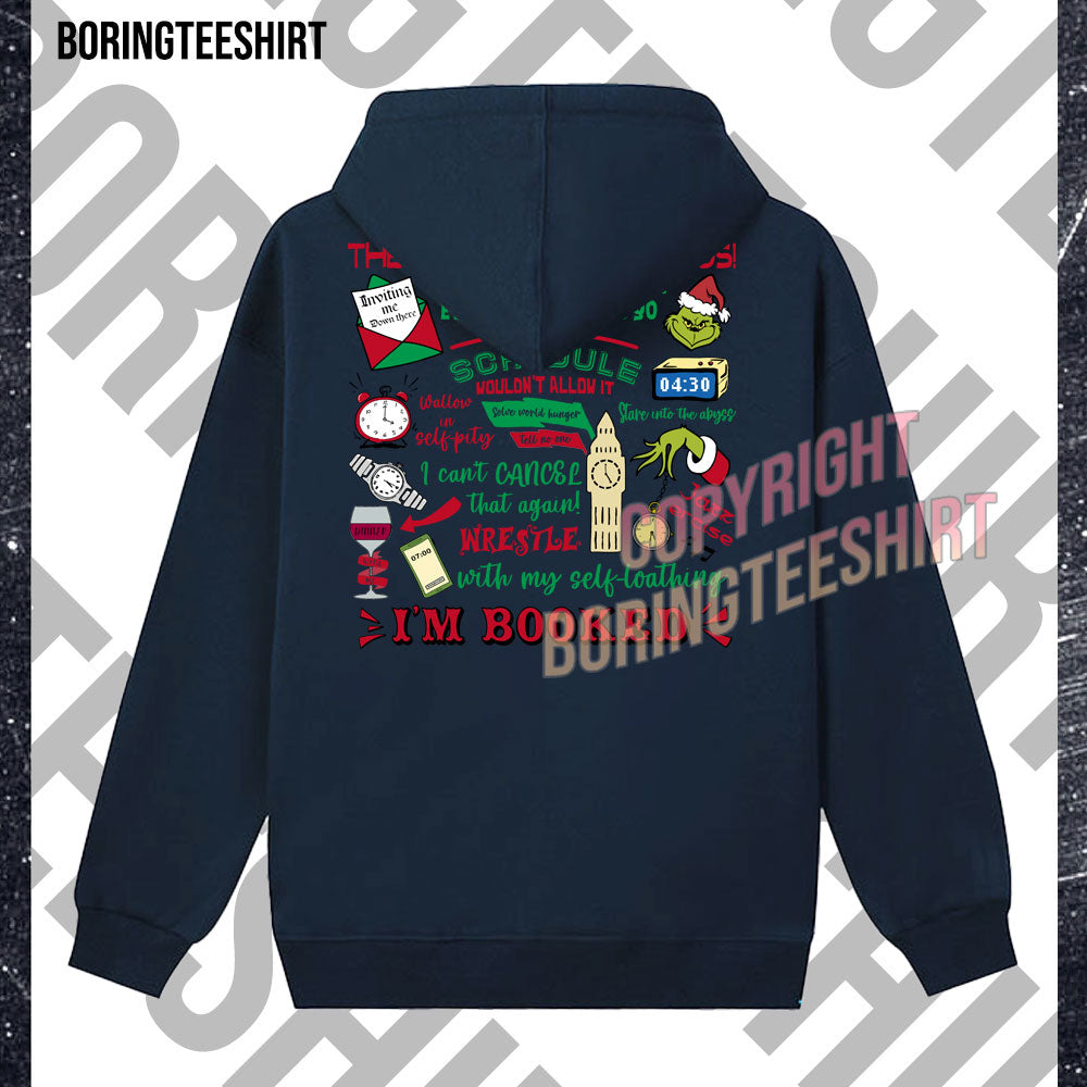 Grinch My Day Colorized Fleece Hoodie