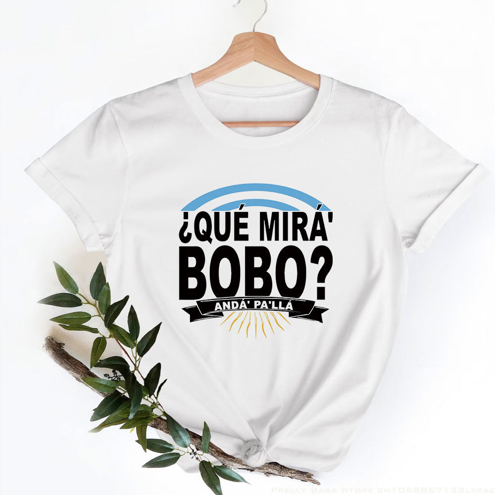 Lionel Messi Qué Mirás Bobo, andá Pa' Allá T-shirt