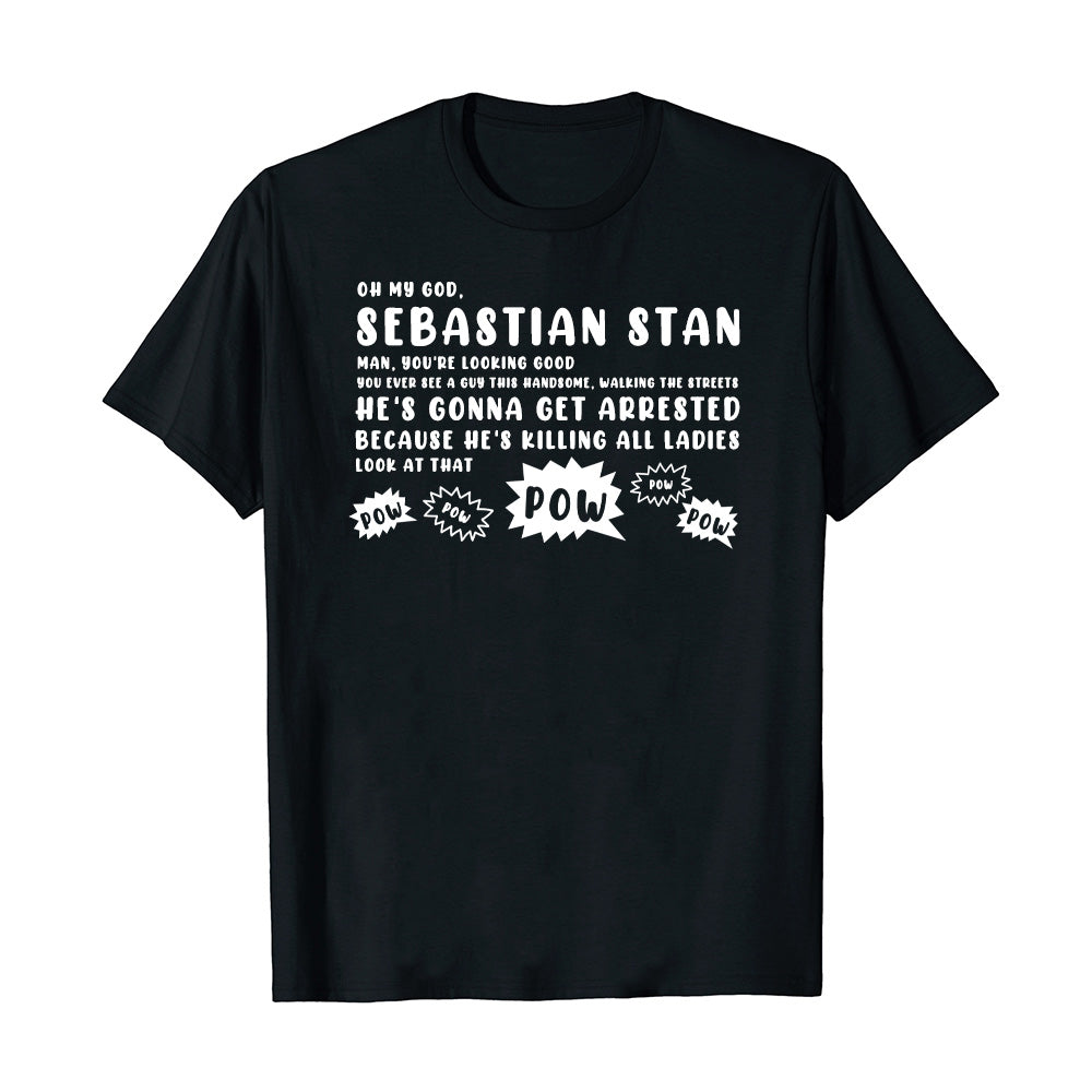 Oh My God Sebastian Stan T-shirt